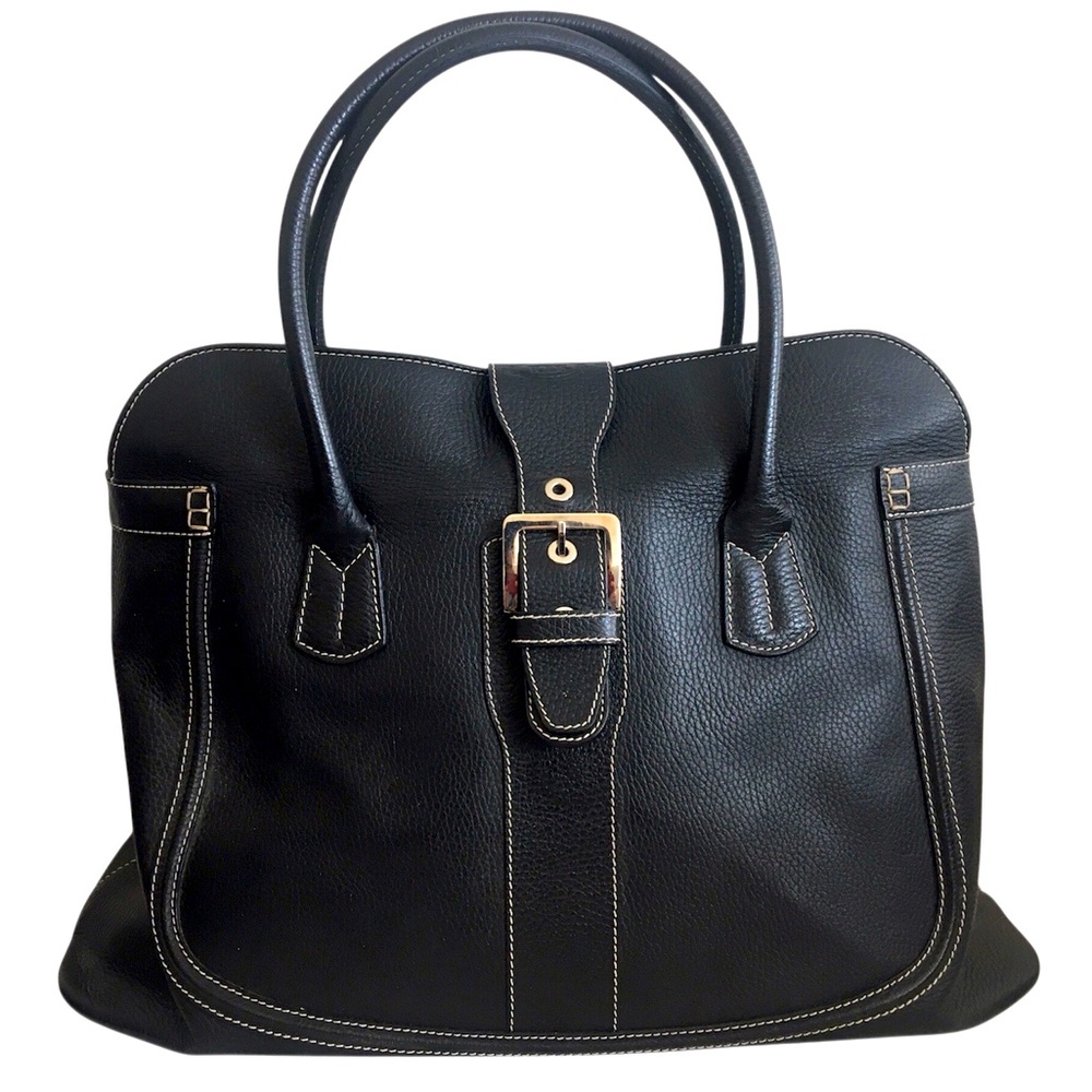 Tod’s Leather Weekender Shoulder Bag Large